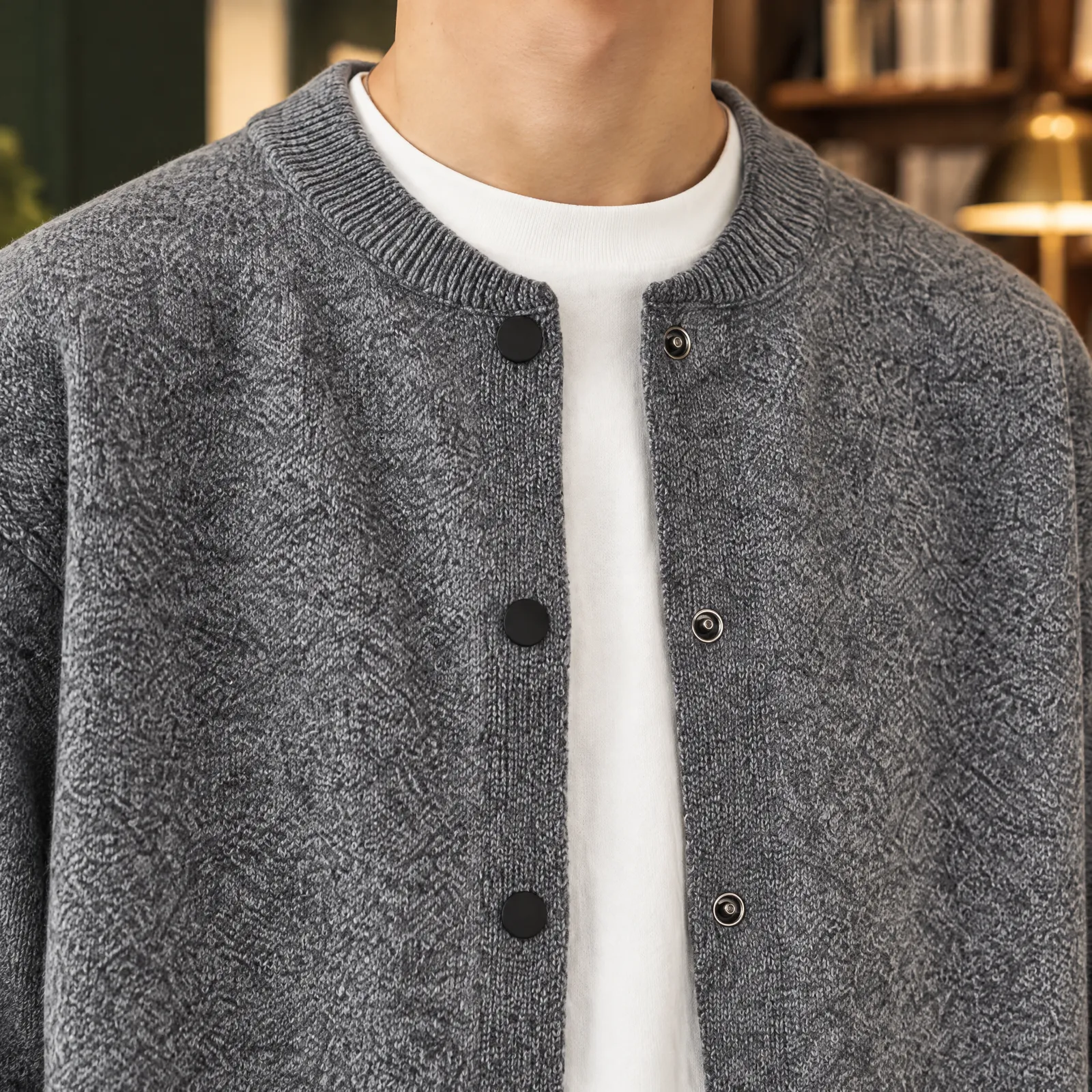 Woodford Knit Cardigan: detail view