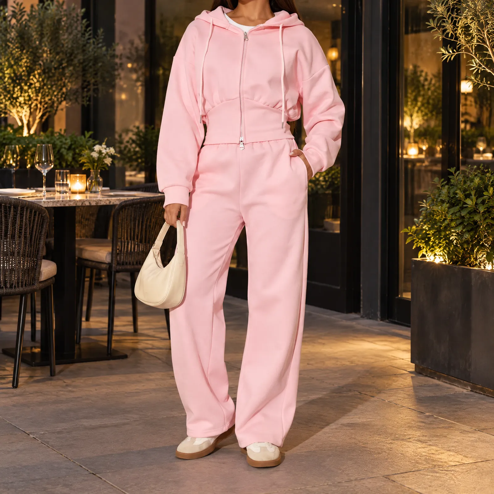 Rosewood Hooded Set: product view